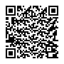 QR-code voor telefoonnummer +16192000310