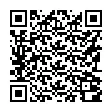 Código QR para número de teléfono +16192000312