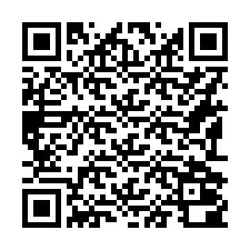 Código QR para número de telefone +16192000325