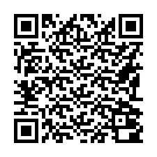 Código QR para número de teléfono +16192000327