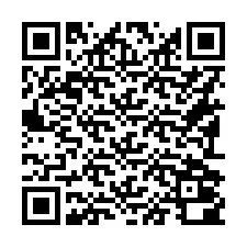 Kod QR dla numeru telefonu +16192000329