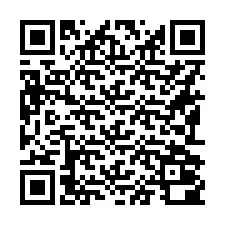 QR-koodi puhelinnumerolle +16192000332