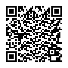 QR-code voor telefoonnummer +16192000334