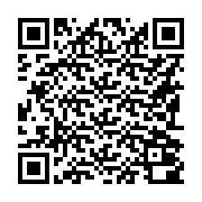 Kod QR dla numeru telefonu +16192000336