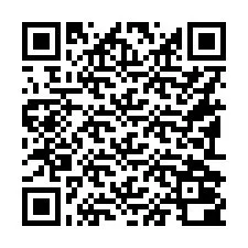 QR Code pour le numéro de téléphone +16192000338