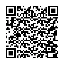 Código QR para número de telefone +16192000348