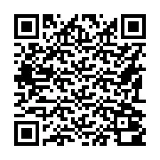 QR-koodi puhelinnumerolle +16192000357