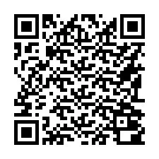 QR-koodi puhelinnumerolle +16192000363