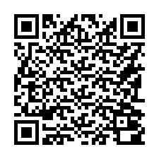 Código QR para número de teléfono +16192000379