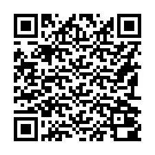 QR Code สำหรับหมายเลขโทรศัพท์ +16192000385