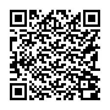 QR Code สำหรับหมายเลขโทรศัพท์ +16192000390