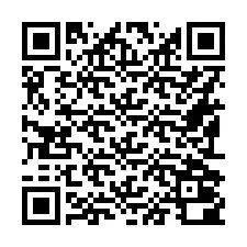 QR-koodi puhelinnumerolle +16192000397