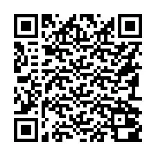 QR-code voor telefoonnummer +16192000608