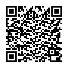 QR-koodi puhelinnumerolle +16192000638