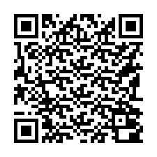 Codice QR per il numero di telefono +16192000660