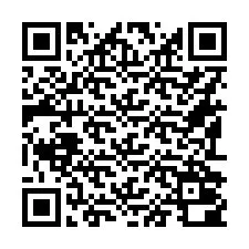 QR-code voor telefoonnummer +16192000663