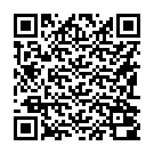 QR-Code für Telefonnummer +16192000672