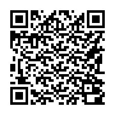 QR Code สำหรับหมายเลขโทรศัพท์ +16192000673