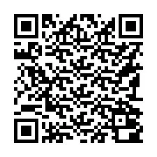 QR-koodi puhelinnumerolle +16192000680