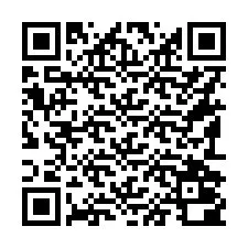 Codice QR per il numero di telefono +16192000710