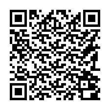 QR-code voor telefoonnummer +16192000711