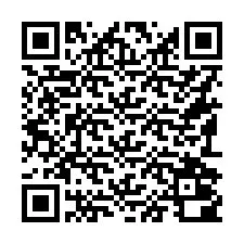 Código QR para número de teléfono +16192000714