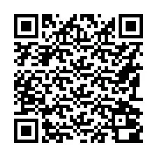 Codice QR per il numero di telefono +16192000717