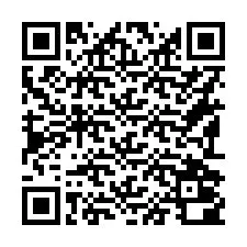 Codice QR per il numero di telefono +16192000721