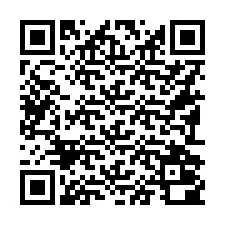 Código QR para número de teléfono +16192000728