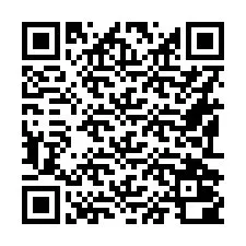 QR-Code für Telefonnummer +16192000737