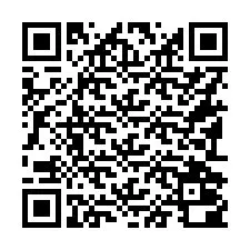 Código QR para número de telefone +16192000738