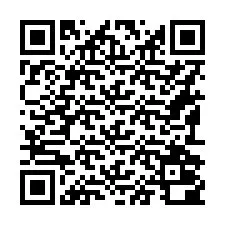 Codice QR per il numero di telefono +16192000745