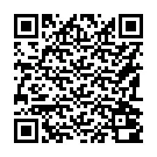 QR Code สำหรับหมายเลขโทรศัพท์ +16192000751