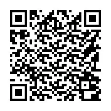 Código QR para número de telefone +16192000761