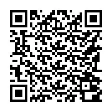 QR-код для номера телефона +16192000764