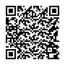 QR-code voor telefoonnummer +16192000774