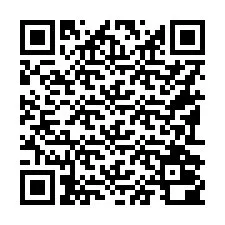 Kod QR dla numeru telefonu +16192000778