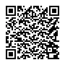 Kod QR dla numeru telefonu +16192000791