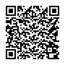 QR Code pour le numéro de téléphone +16192000799