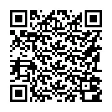 QR-code voor telefoonnummer +16192000853