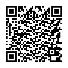 QR код за телефонен номер +16192000855