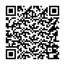 Código QR para número de teléfono +16192000858