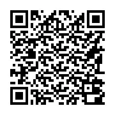 QR-code voor telefoonnummer +16192000863