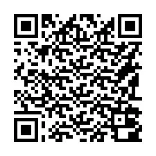 Código QR para número de telefone +16192000871