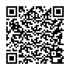 Codice QR per il numero di telefono +16192000878