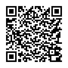 QR-code voor telefoonnummer +16192000880