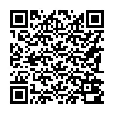 QR-koodi puhelinnumerolle +16192000893