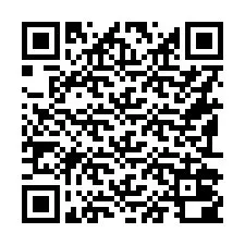 Código QR para número de telefone +16192000894