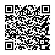 QR-код для номера телефона +16192000923