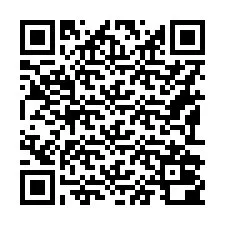 QR Code สำหรับหมายเลขโทรศัพท์ +16192000925